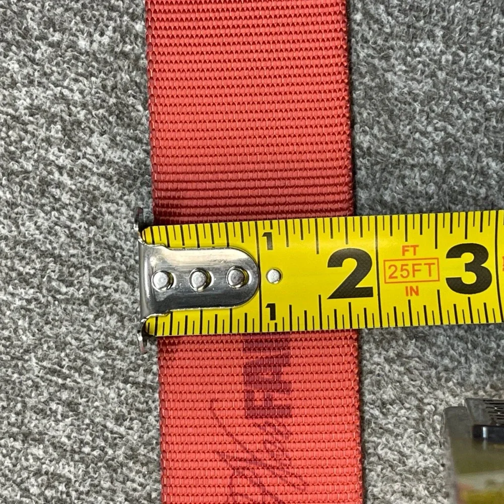 Flag Nor Fail Kill Everything Mens Web Belt Red Nylon D-Ring Buckle 37.5 Inch